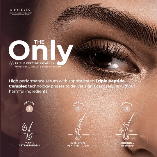 ADOREYES Plus Lashes Eyelash Enhancing Serum with Triple Peptide Complex (6 ml)