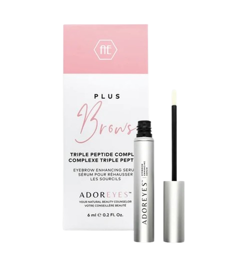 ADOREYES Plus Brows Eyebrow Enhancing Serum with Triple Peptide Complex (6 ml)