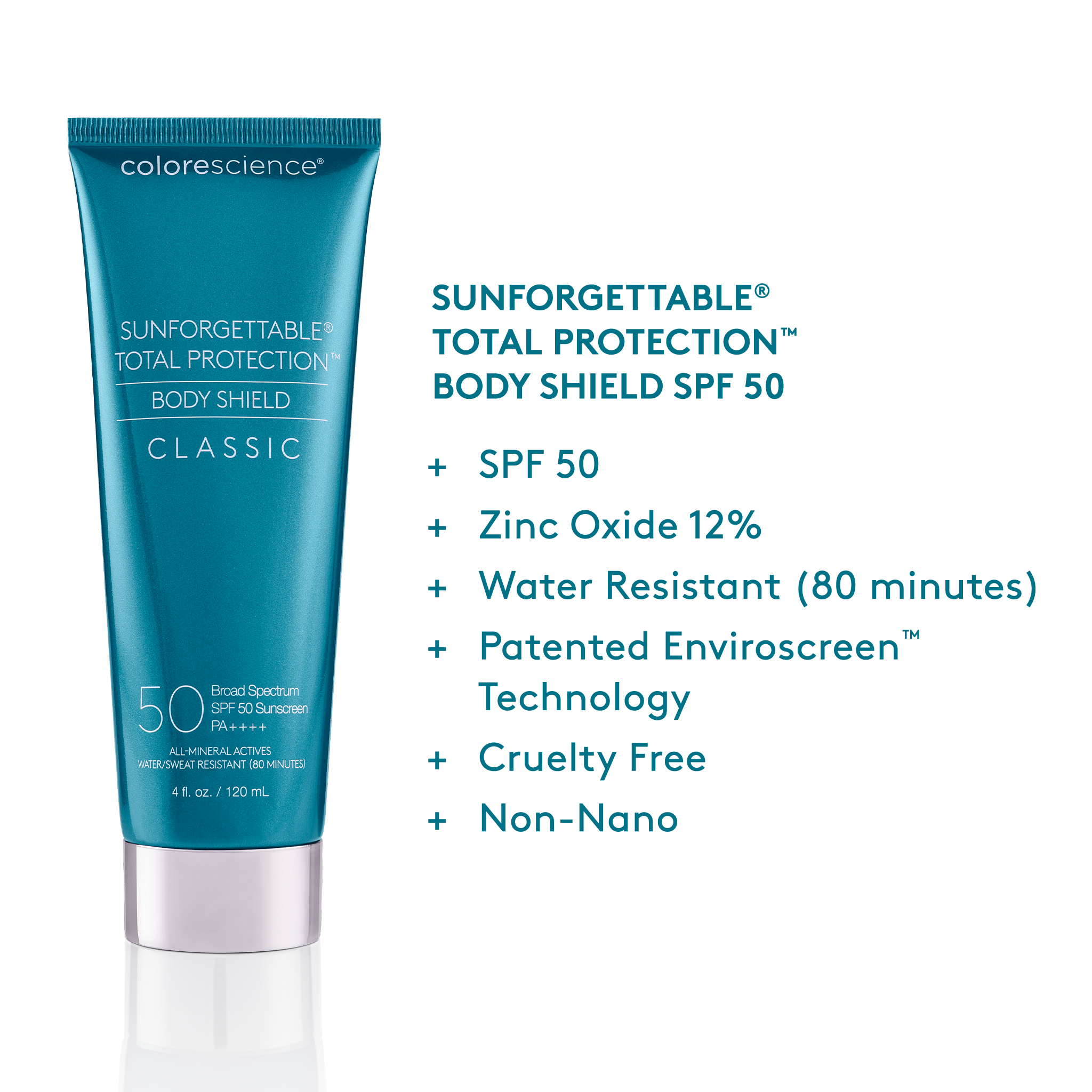 Sunforgettable® Total Protection® Body Shield Classic SPF 50